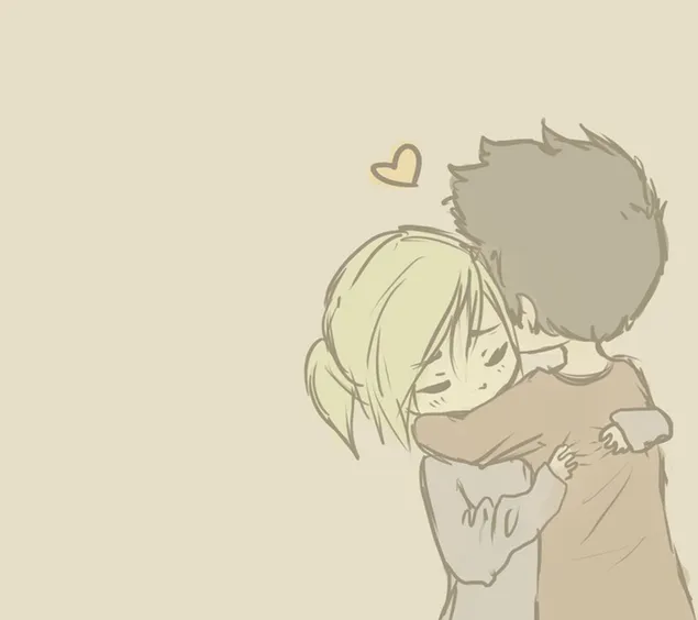 Cặp đôi anime ôm nhau tình tứ tải xuống