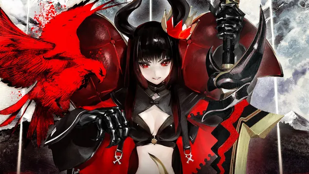 אנימה Devil Girl 4K טפט