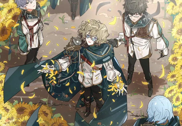 koritsi anime kai agoria anime me gualia kai makria phoremata anamesa se louloudia apo to paikhnidi promise of wizard lepse