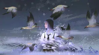 Tapeta Digitální umění Anime Girl 4K