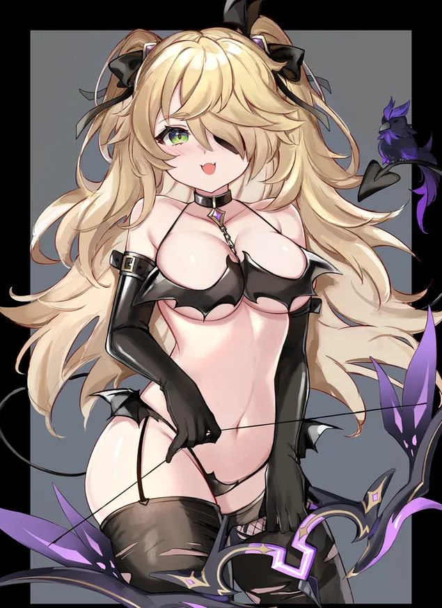 anime girl fistskhl khot bat tsostume | genskhin impatst preuzmi