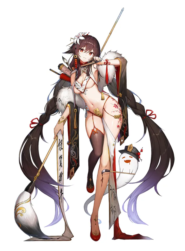 anime devushka khu tao goryachiy kostyum | genshin impakt skachat'