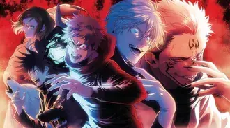 Affiche de l'anime Jujutsu Kaisen 4K fond d'écran