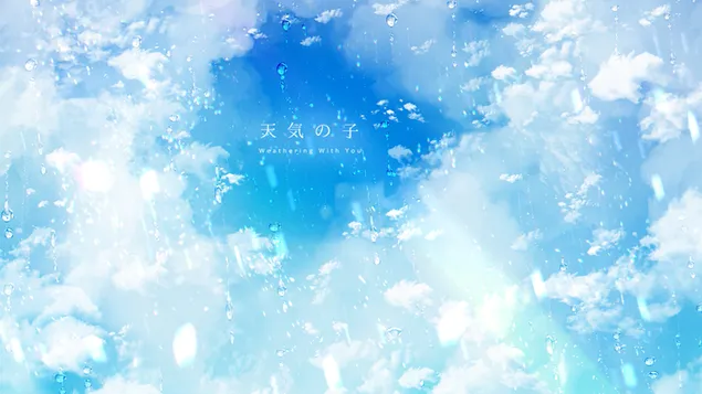 Filem Anime 'Weathering With You' 4K kertas dinding