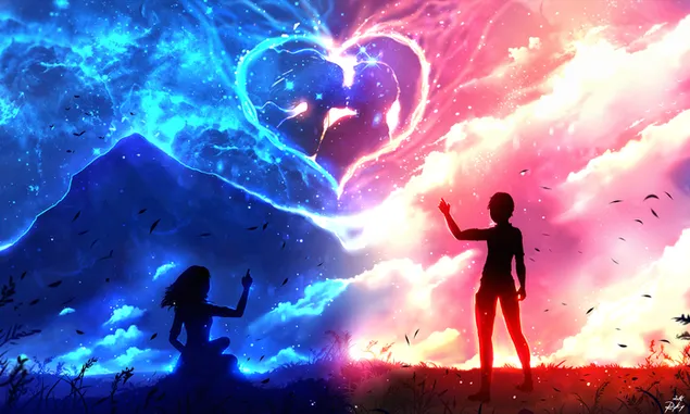 Anime Orginal Ihr Junge Love Heart herunterladen