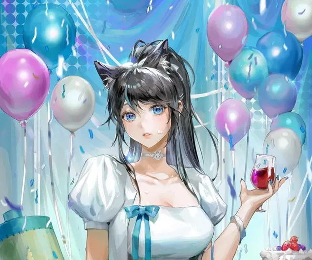 muat turun anime - gadis serigala parti