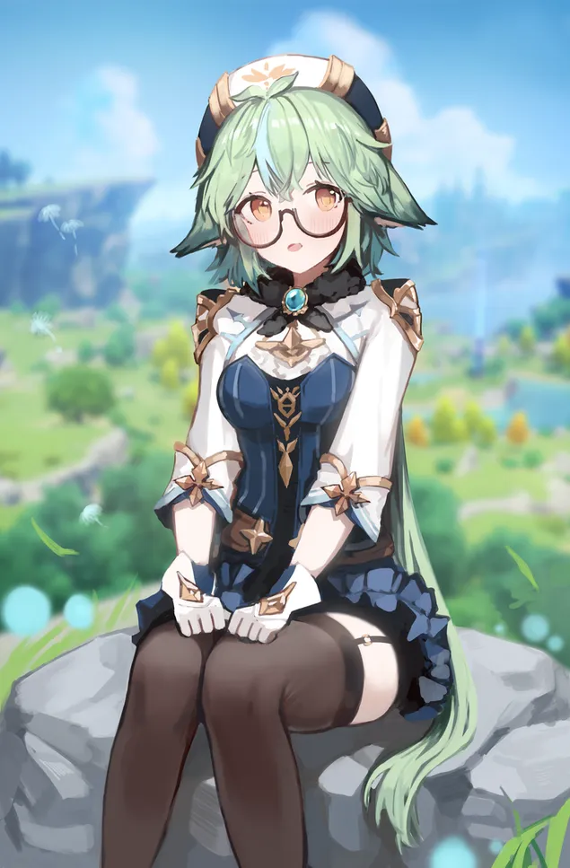 動漫科學家蔗糖（原神） 2K 壁紙