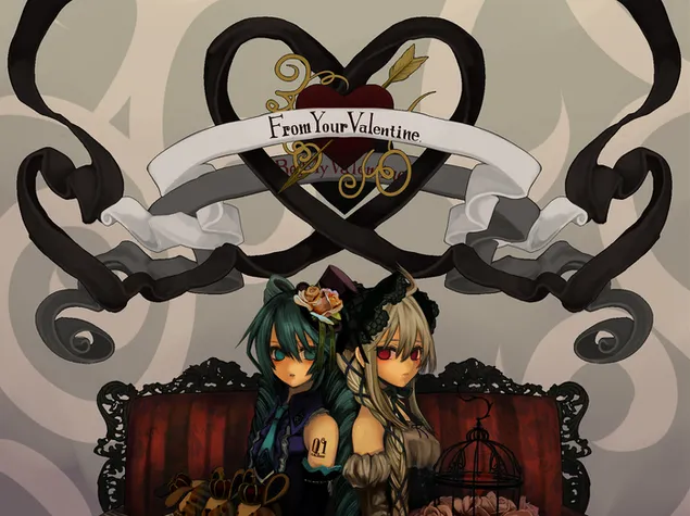 Anime vocaloid Valentines HD wallpaper