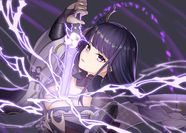 aenimeisyeon jeonsa raiden shogun | weonsin impaegteu daunrodeu