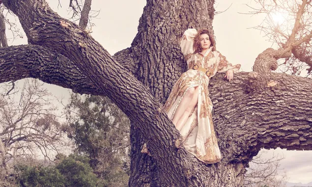 Anne Hathaway | Pukulan Biasa Boston 4K kertas dinding