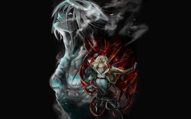 Annie kommer ud af sin kvindelige Titan-krop HD baggrundsbillede