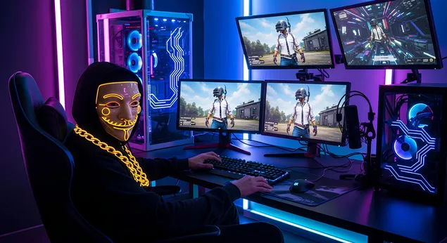 anonimni igrac s maskom igra online igru preuzmi