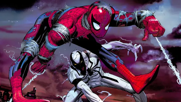 Anti Venom & Spiderman