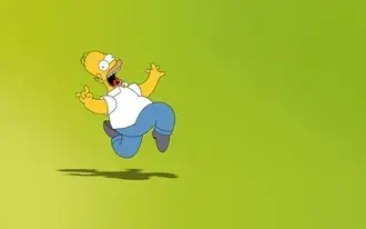 Tapeta Úzkostné stavy kreslené postavičky Simpsonových Homera Simpsona 2K