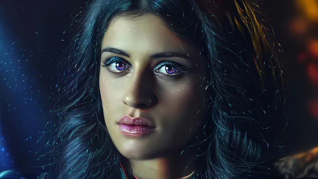 'Anya Chalotra' (Fan Art) als Yennefer in The Witcher Netflix-serie download
