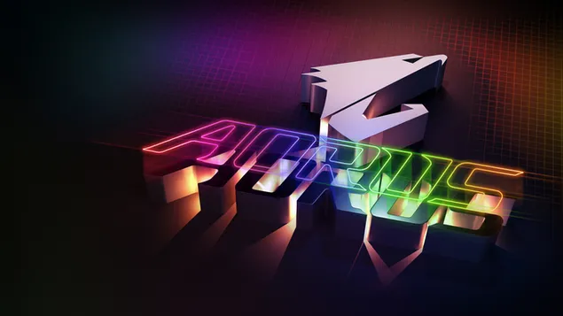 AORUS-Logo RGB-Fusion 4K Hintergrundbild