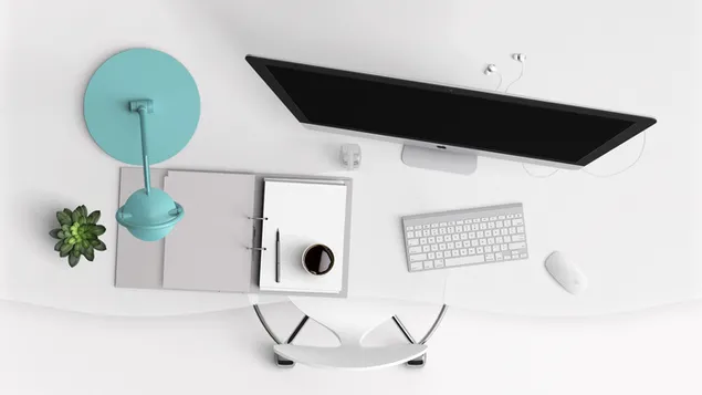 Escritorio de la computadora de Apple