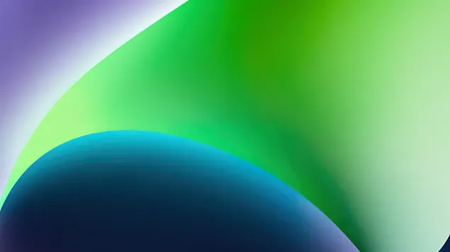 Apple iphone 14-serie blauw groen thema download