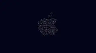 Tapeta Logo programovacího kódu Apple 4K