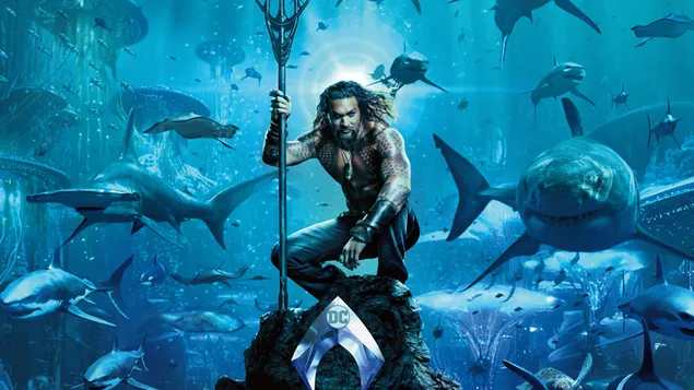 Aquaman; Atlantis, armored sharks 