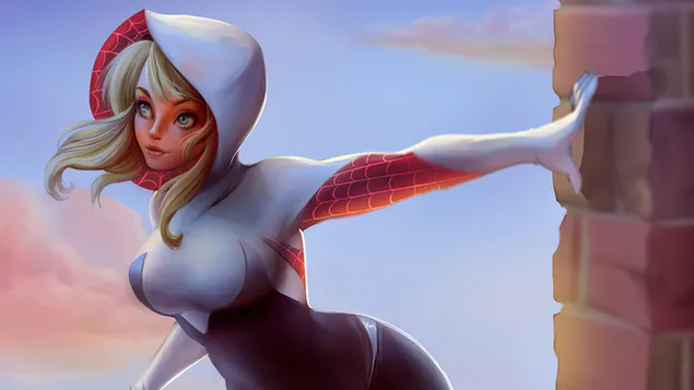 Araña Gwen Marvel Superhéroe