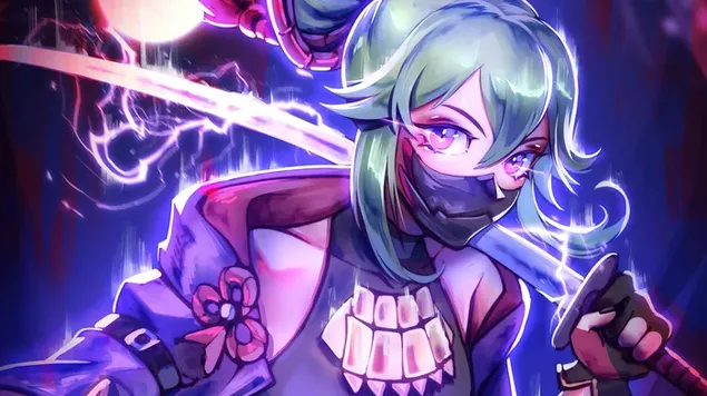 Arataki Gang 首领“Kuki Shinobu”：Genshin Impact（动漫电子游戏） 4K 壁纸