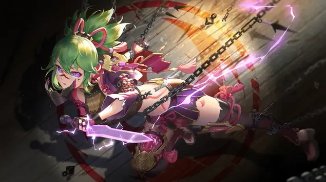 Arataki 幫派領袖“Kuki Shinobu” - Genshin Impact [動漫電子遊戲] 4K 壁紙