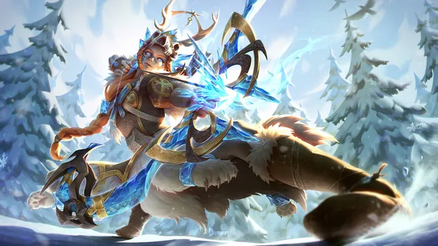 luchnik fentezi skadi art skachat'