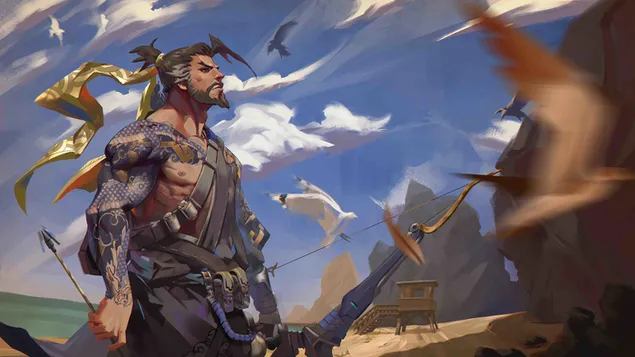 Archer 'Hanzo' (Anime FA) - Overwatch (videospil) download