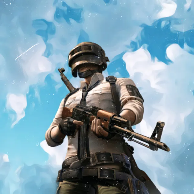 Ar esate pasiruošę – Playerunknown's Battlegrounds vaikino drumstas fonas 4K ekrano užsklanda