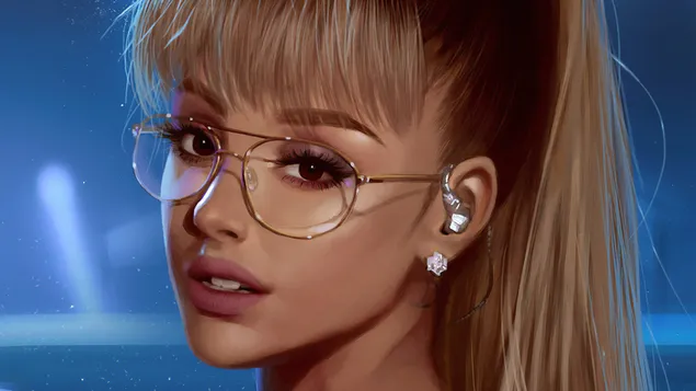 Ariana Grande Fanart 4K Tapeten
