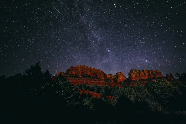 Arizona las estrellas en la noche