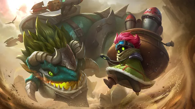 アーマードリザード「バラット」-モバイルレジェンド（ML） 4K 壁紙