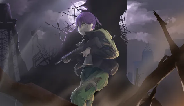 Arméi Meedchen Original 4K Tapeten