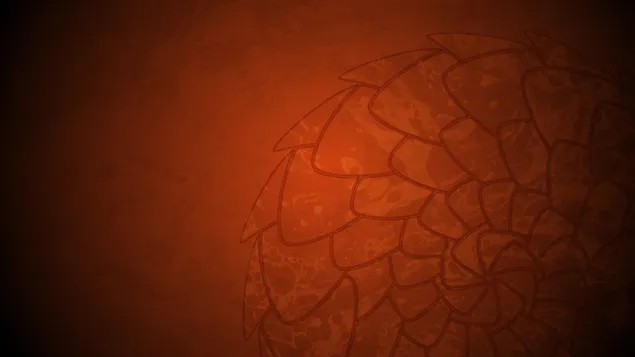 Kunst - Crimson Flower 4K tapet