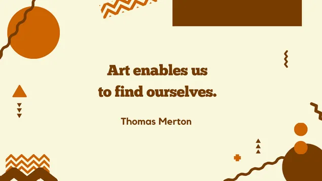 Sanat kendimizi bulmamızı sağlar. HD duvar kağıdı