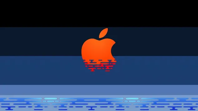 Arte digital del logotipo de Apple