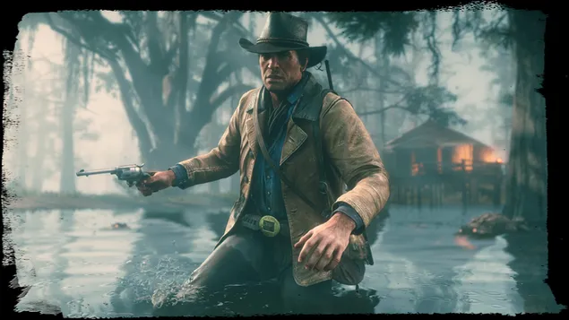 Arthur Morgan, Kızıl Ölü 4K duvar kağıdı