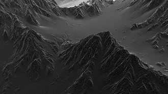 Artistic - black mountain HD wallpaper