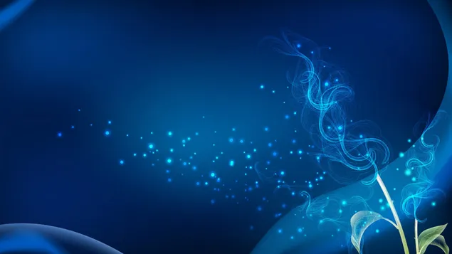 נצנצים כחולים אמנותיים 4K טפט