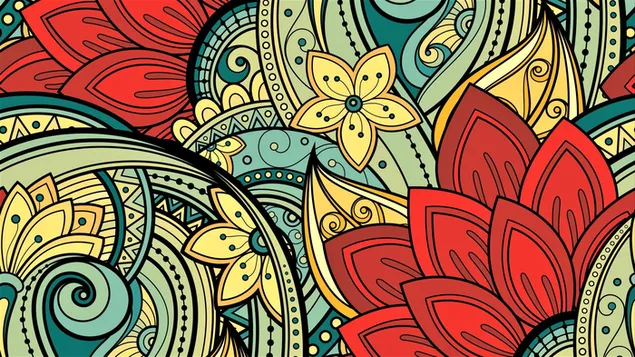 Artistic flower - mandala design  download