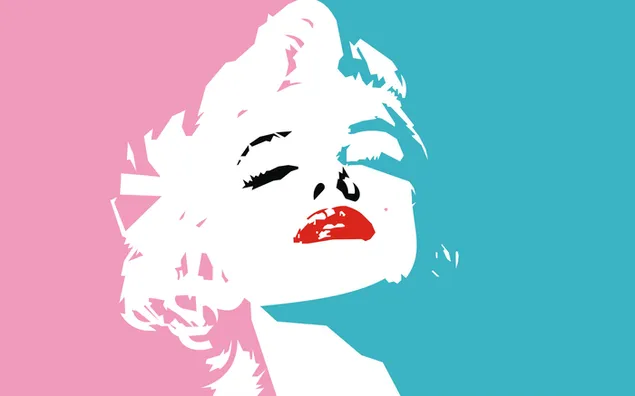 Wallpaper Marilyn Monroe yang artistik unduhan