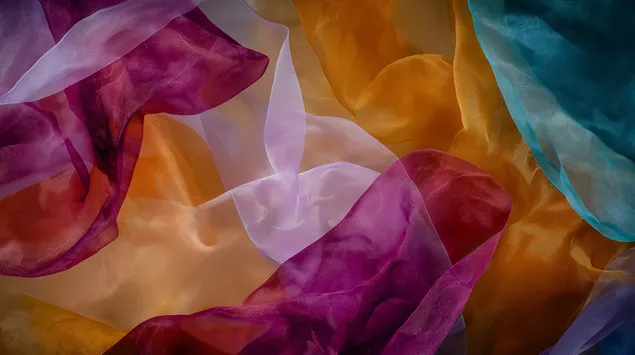 Tapeta Umělecké průsvitné tkaniny víry vícevrstvé abstraktní 2K