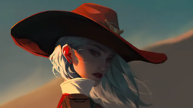 Ashe - Overwatch (Permainan Video) 4K wallpaper
