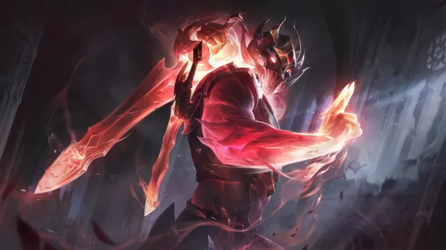 ashen guardian ''shen'' emberwoken chroma chinese skin - league of legends (lol) allalaadimine