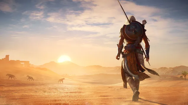 Assasin's Creed, Bayek iz Siwe 4K ozadje