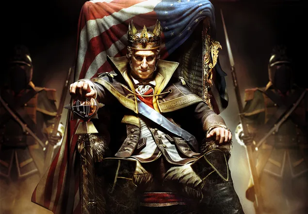 Assassin's Creed 3 - King Washington 2K achtergrond