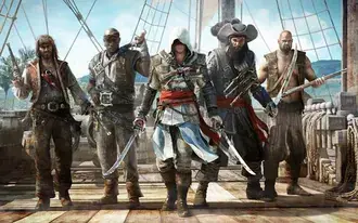 Tapeta Assassin's Creed 4 Black Flag - Assassin s piráty 2K