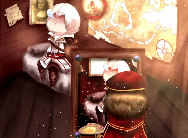 Assassin's Creed - Ezio Auditore Da Firenze 2K muurpapier