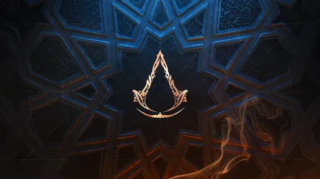 Hình nền Logo của Assassin's Creed Mirage 4K